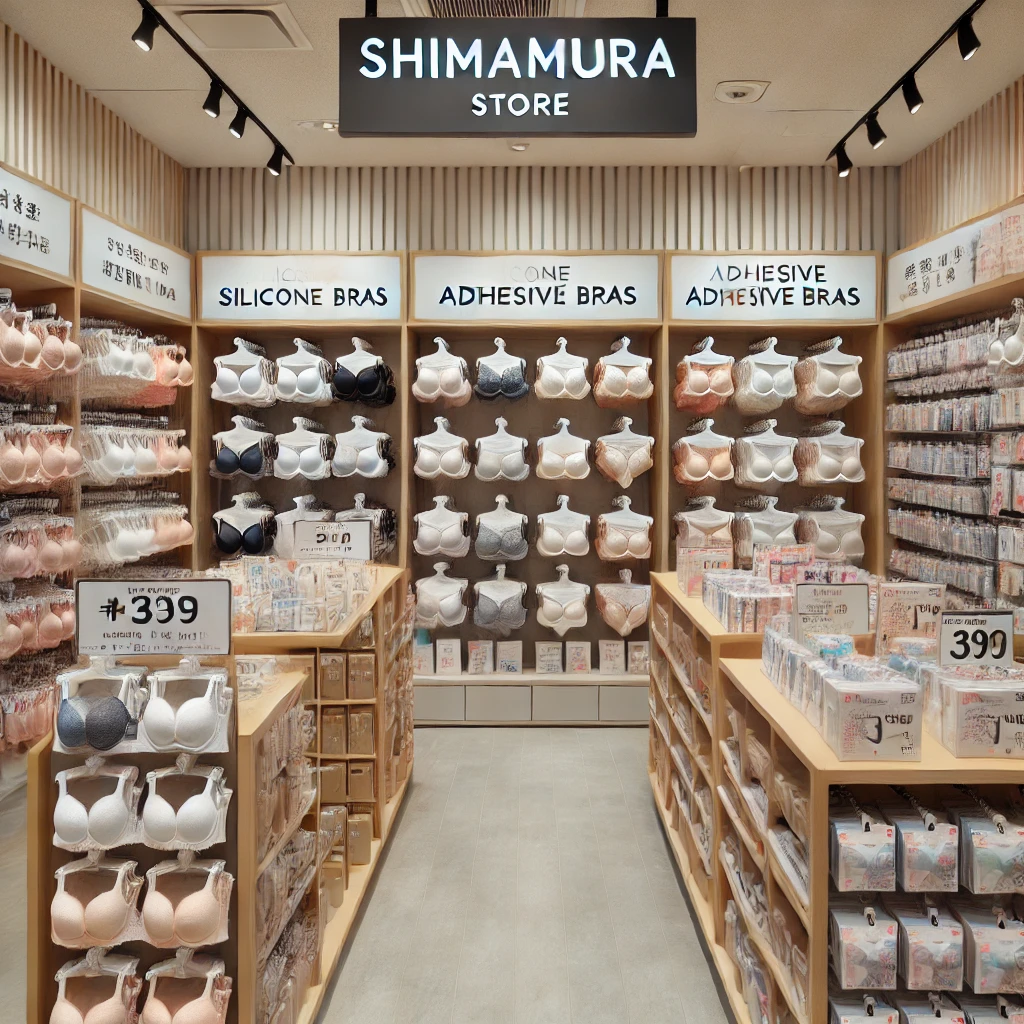 しまむらでのヌーブラ売り場はどこ？