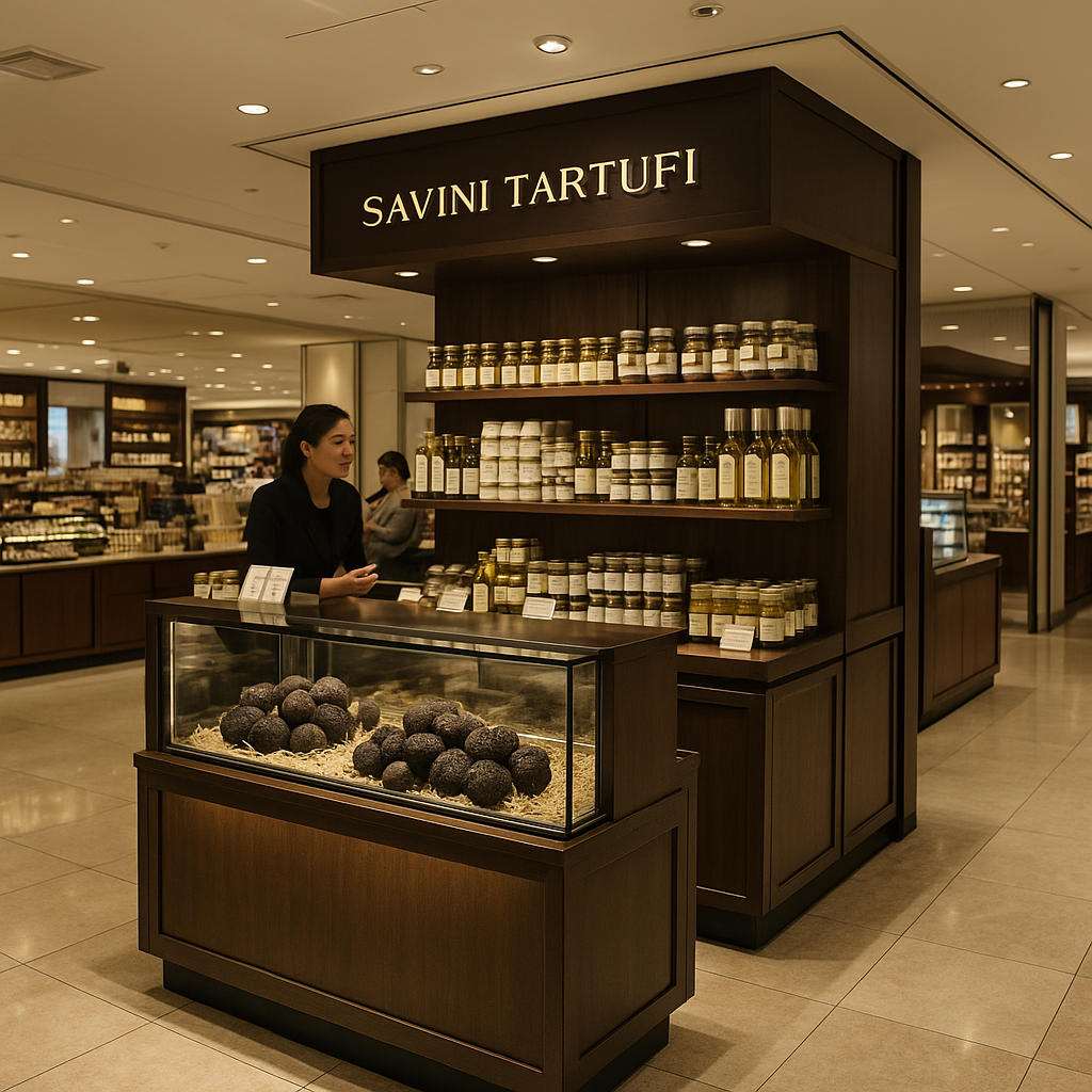 伊勢丹にあるサヴィーニ タルトゥーフィ店舗