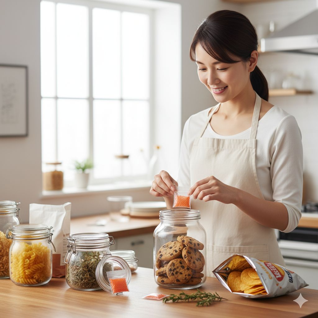 クッキーなど食品の保存に