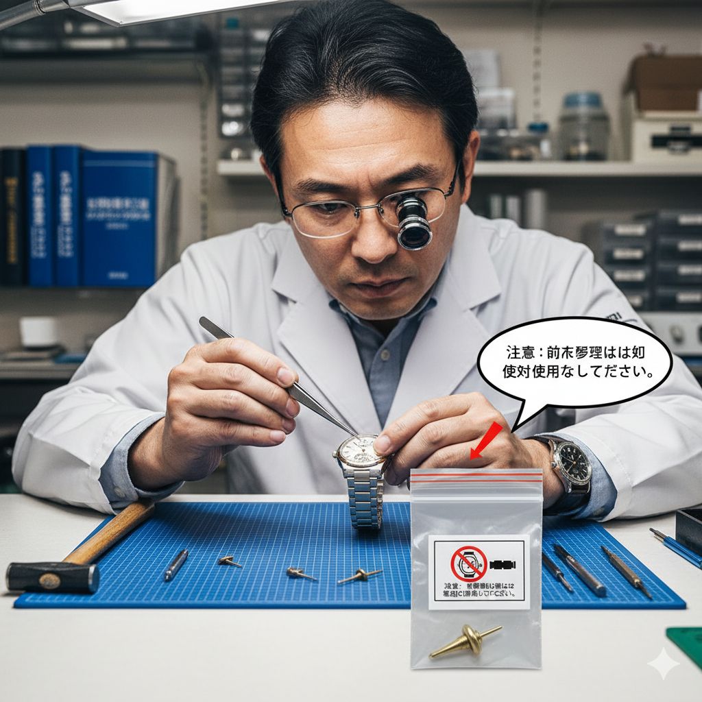 時計の修理にも割りピンは使える？