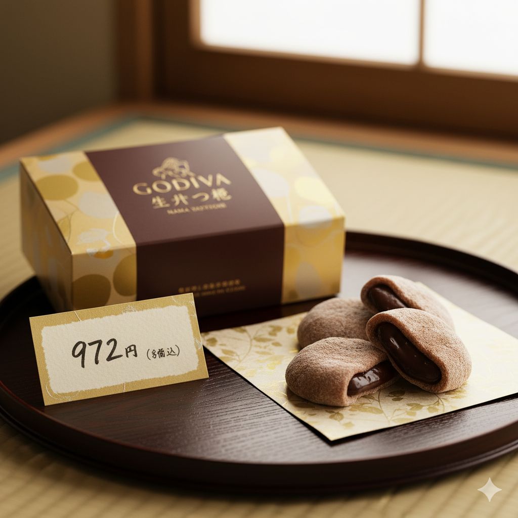 生八ツ橋ゴディバの値段は972円から
