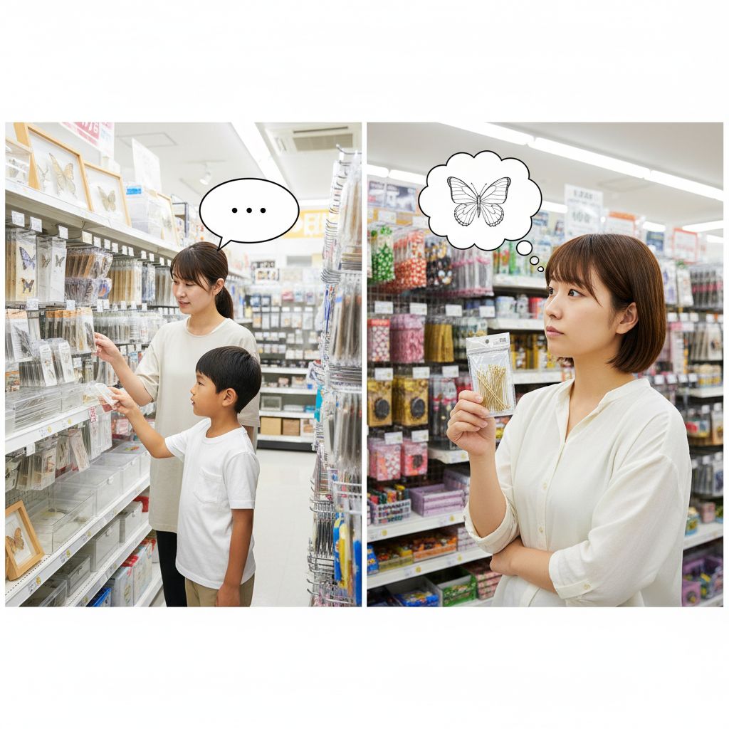虫ピンはダイソーで手に入る？