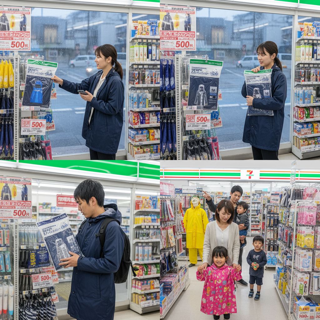 コンビニにカッパは売ってますか？
