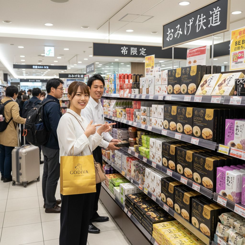 京都駅のお土産店は在庫が豊富