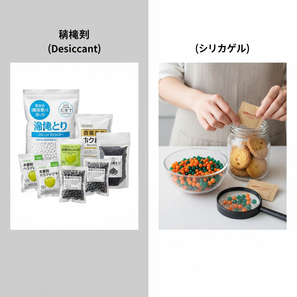 乾燥剤とシリカゲルの違いは何ですか？