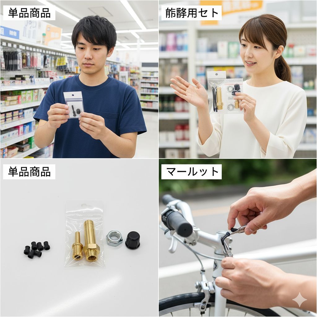 セット商品と単品商品の選び方