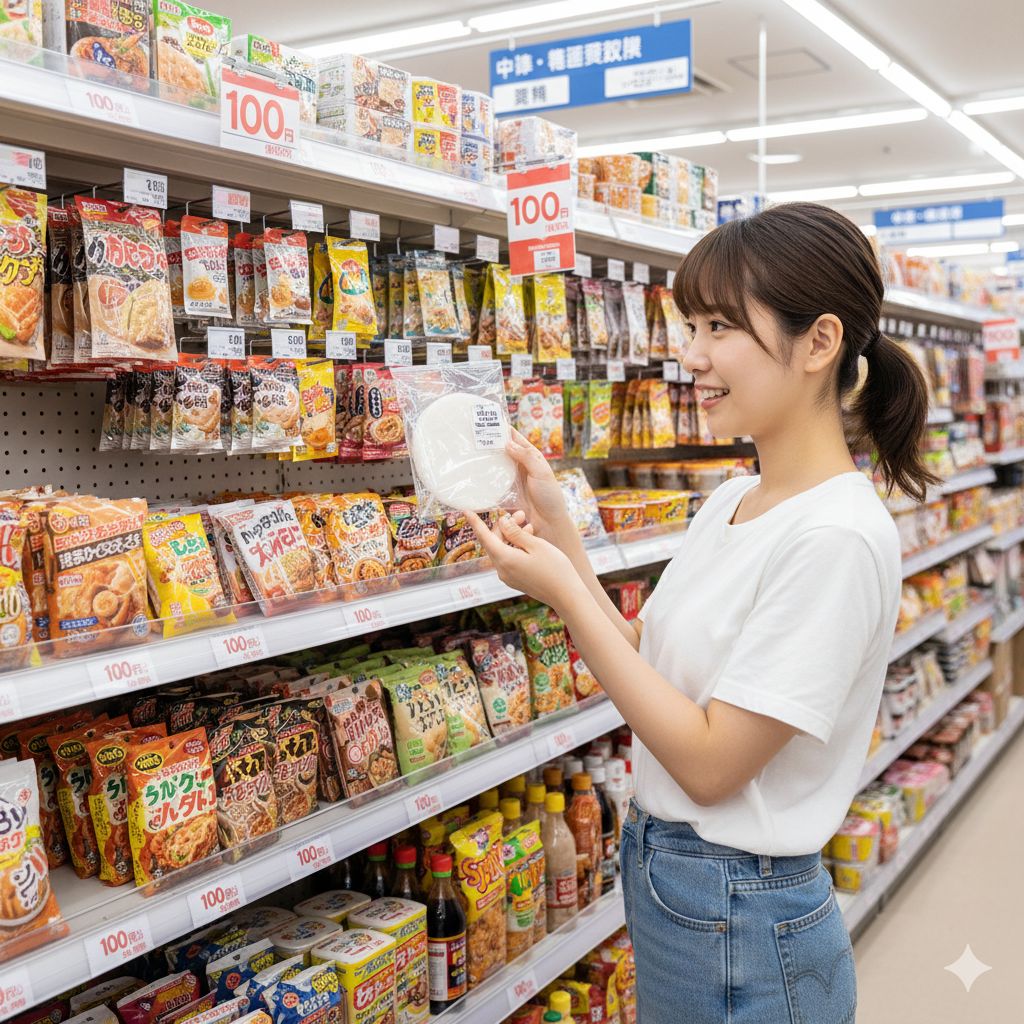 ライスペーパーはダイソーの売り場にもある？