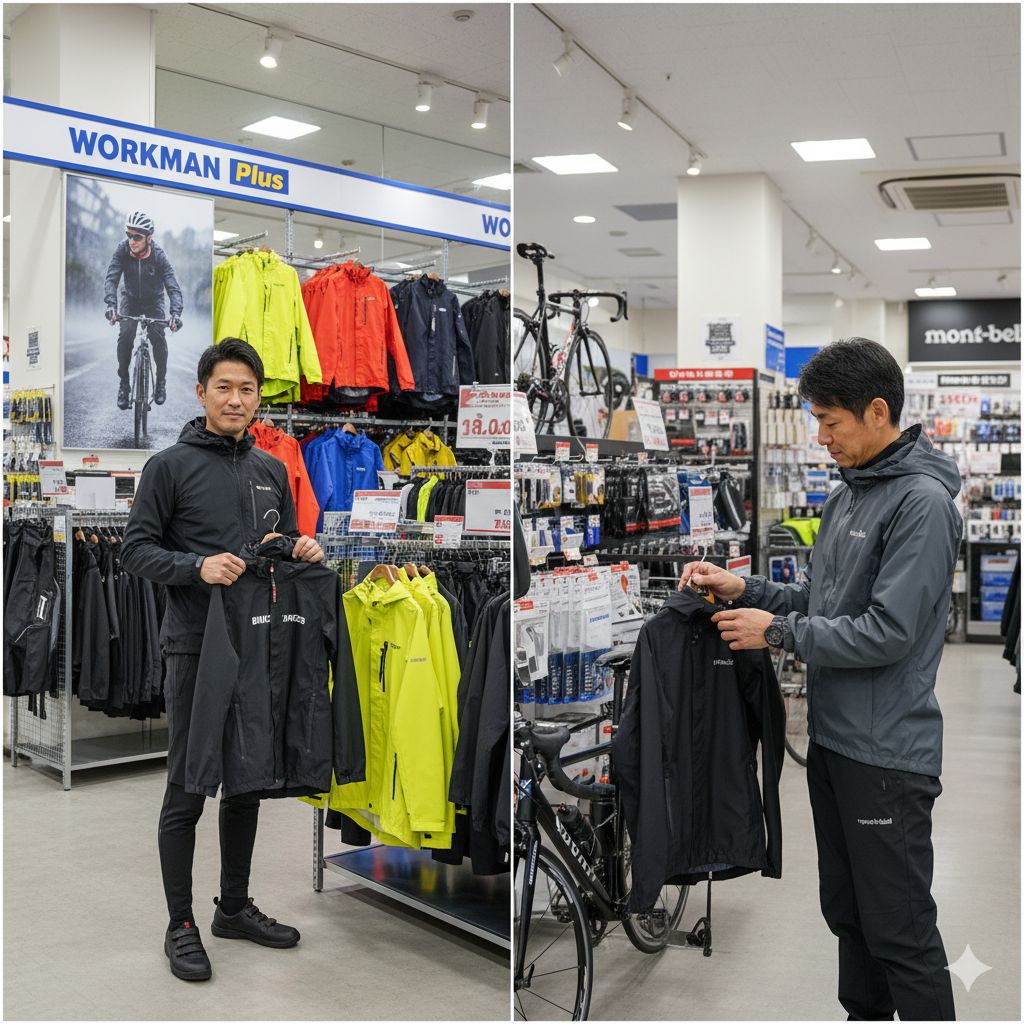 自転車用のレインコートはどこで売っていますか？