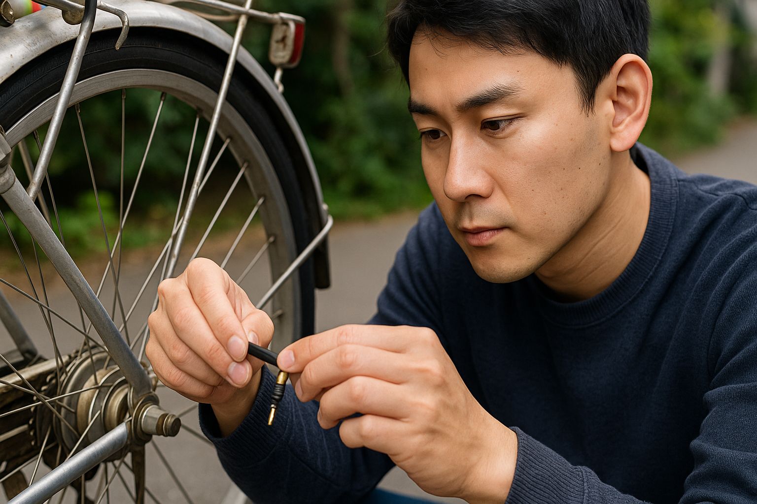 自転車虫ゴムはダイソーでOK！探し方から交換方法まで解説