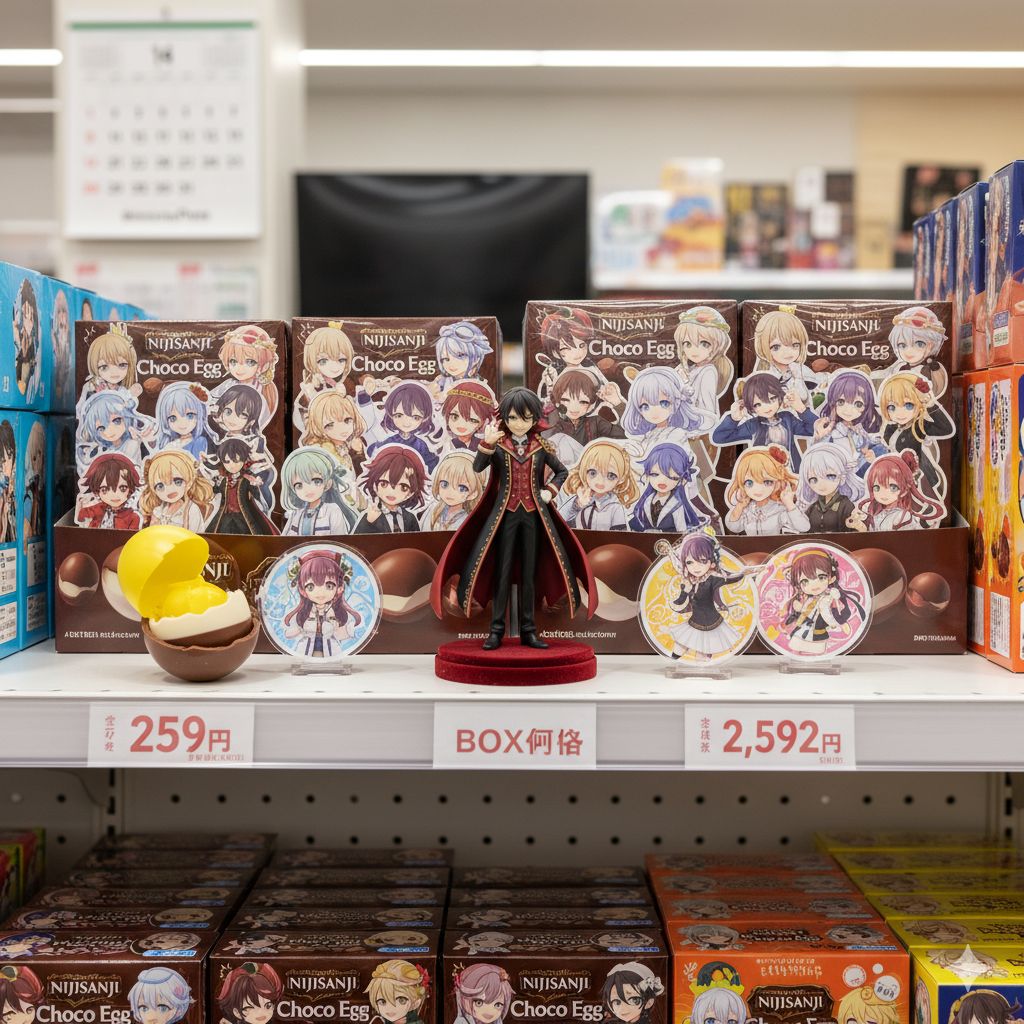 チョコエッグまとめ売りケース込み にじさんじチョコエッグ10個入り2箱 - メルカリ