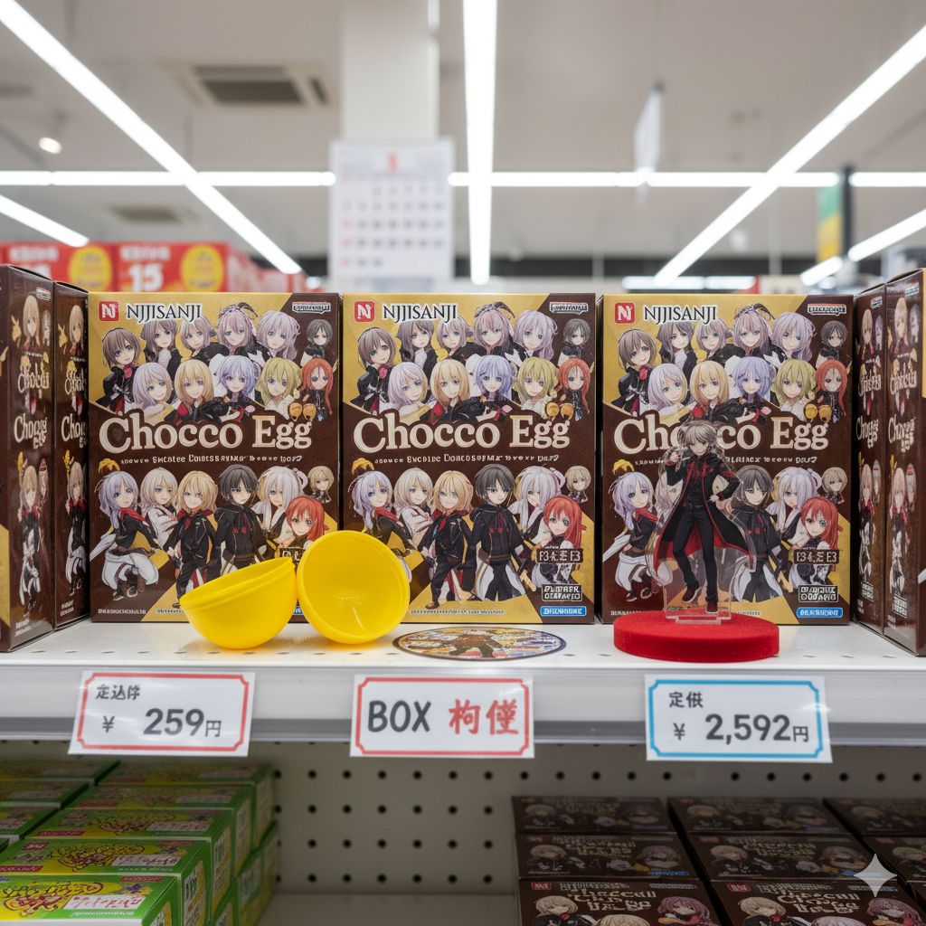 チョコエッグまとめ売りケース込み にじさんじチョコエッグ10個入り2箱 - メルカリ