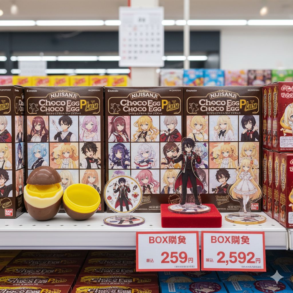 にじさんじチョコエッグには何が入っていますか？