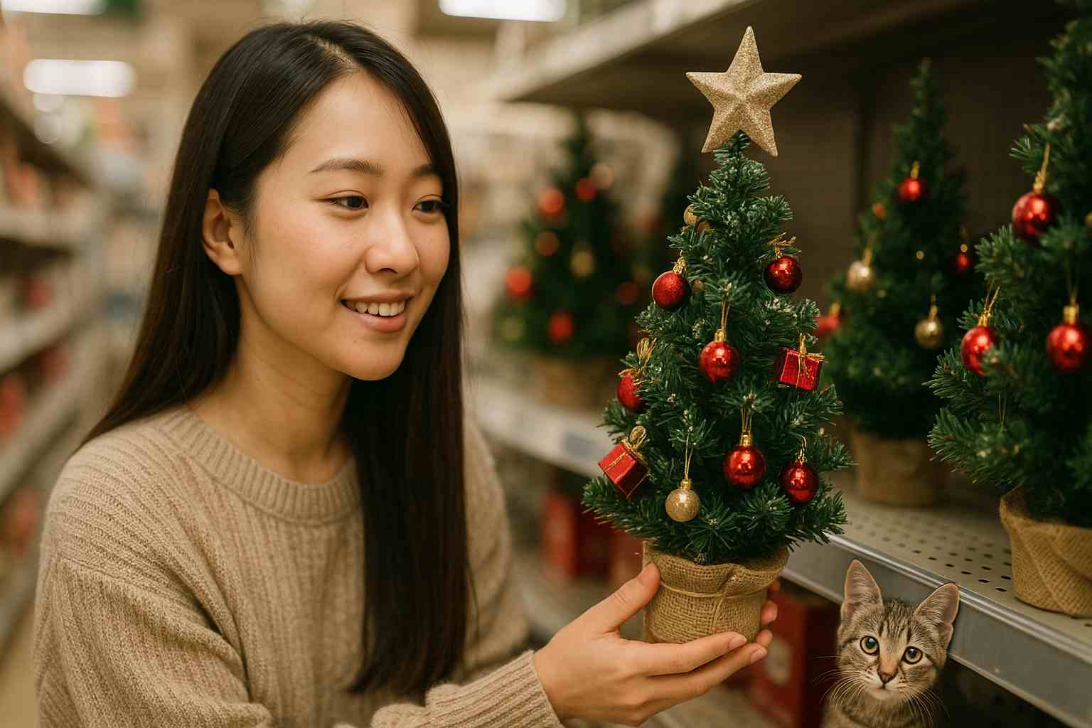 クリスマスツリー 小さい どこで売ってる