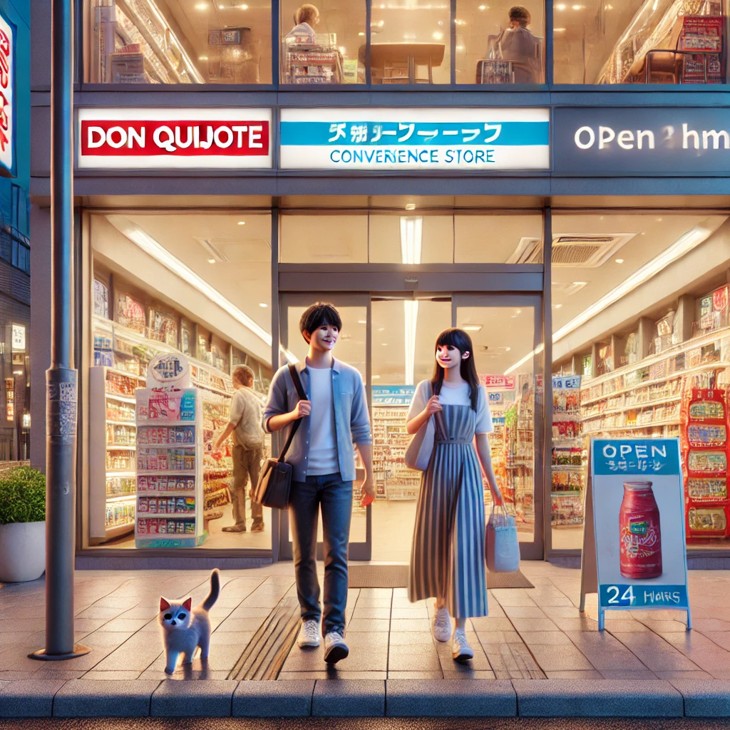 深夜に購入できる場所はコンビニかドンキ