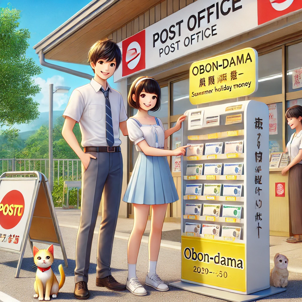 夏のお盆玉袋も郵便局等で購入可能