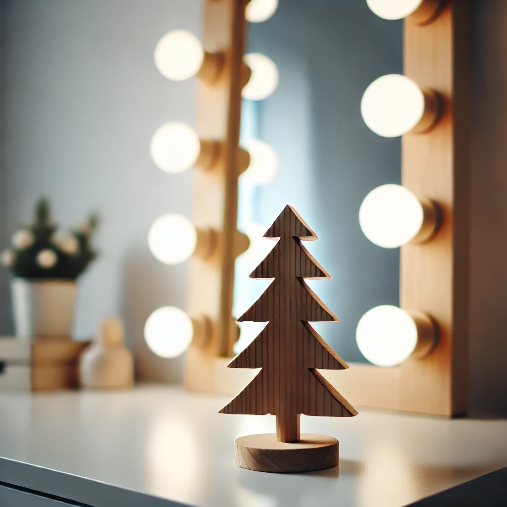無印良品の木製小さいツリー