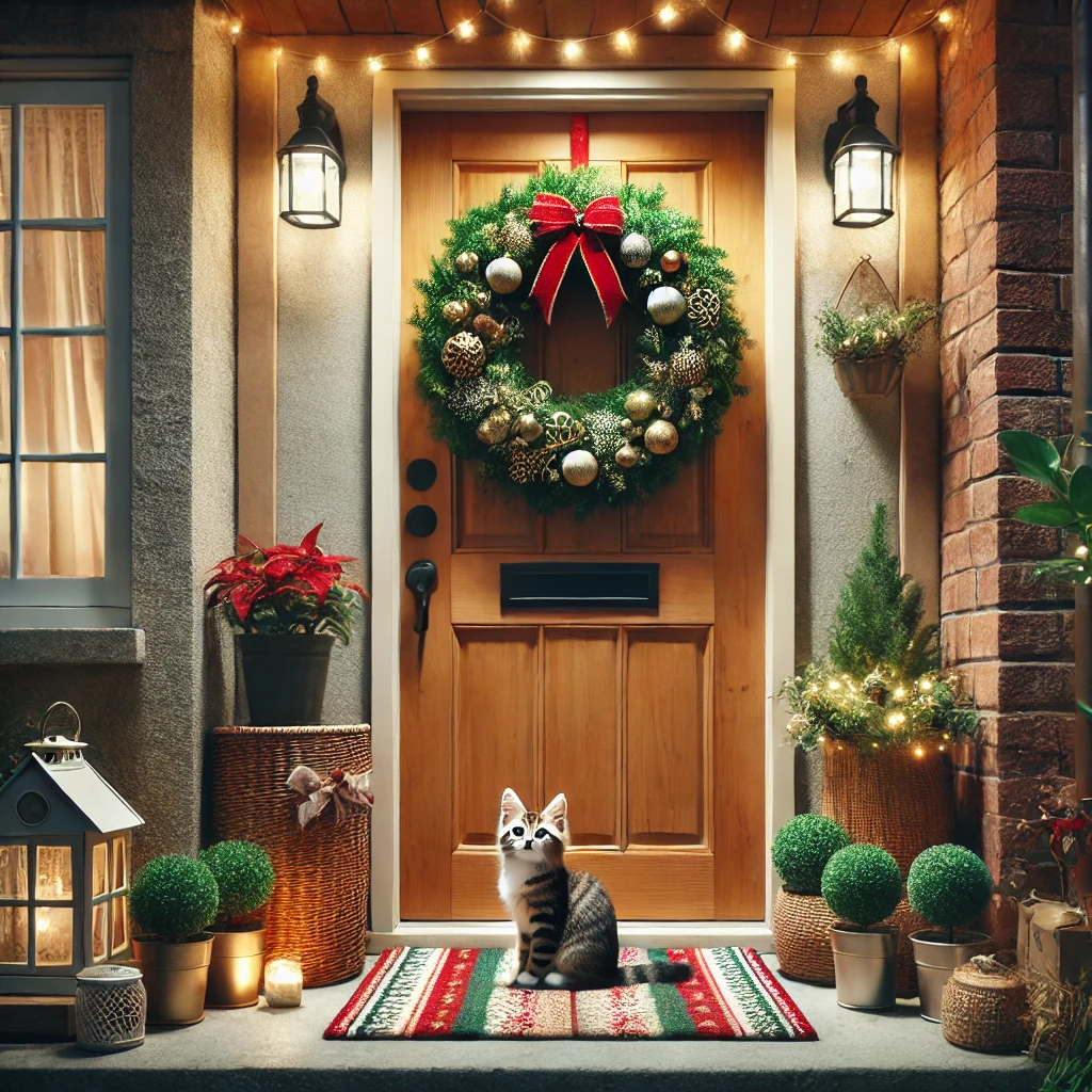 玄関に飾るリースを楽天などの通販で探す