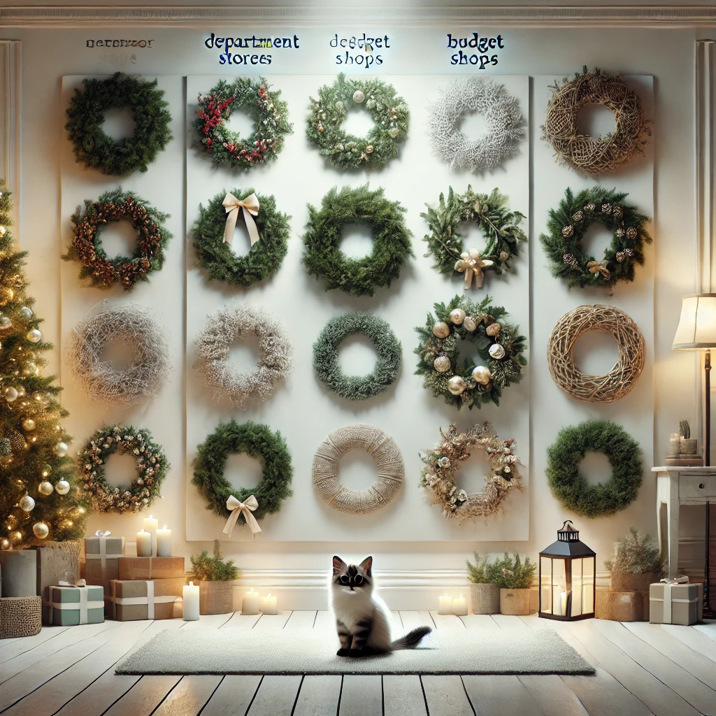 理想のクリスマスリースはどこで売ってる