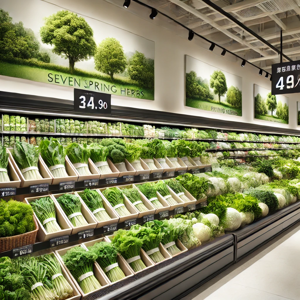 イオン等のスーパーで七草粥セットを買う