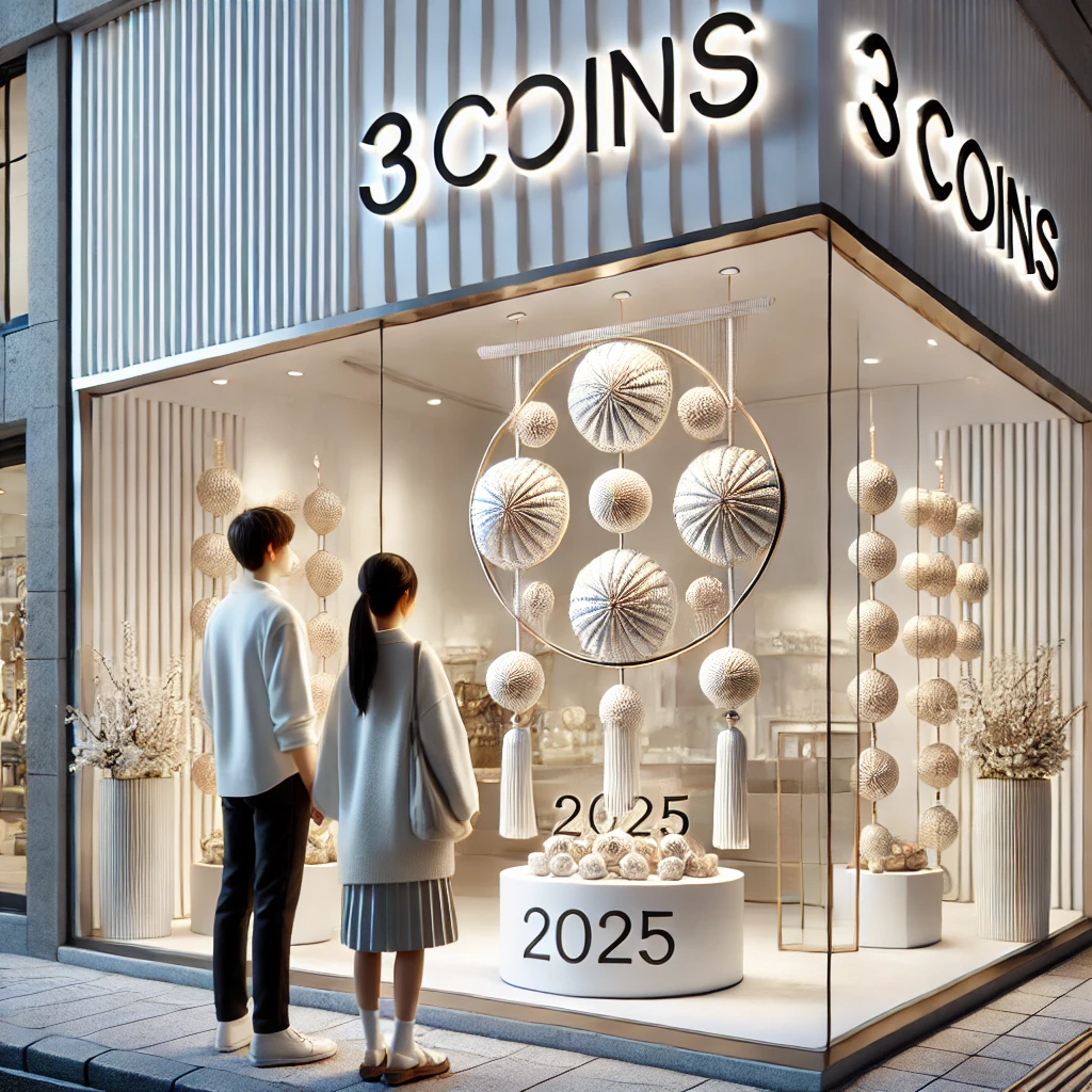 3COINSのしめ縄2025はおしゃれで人気