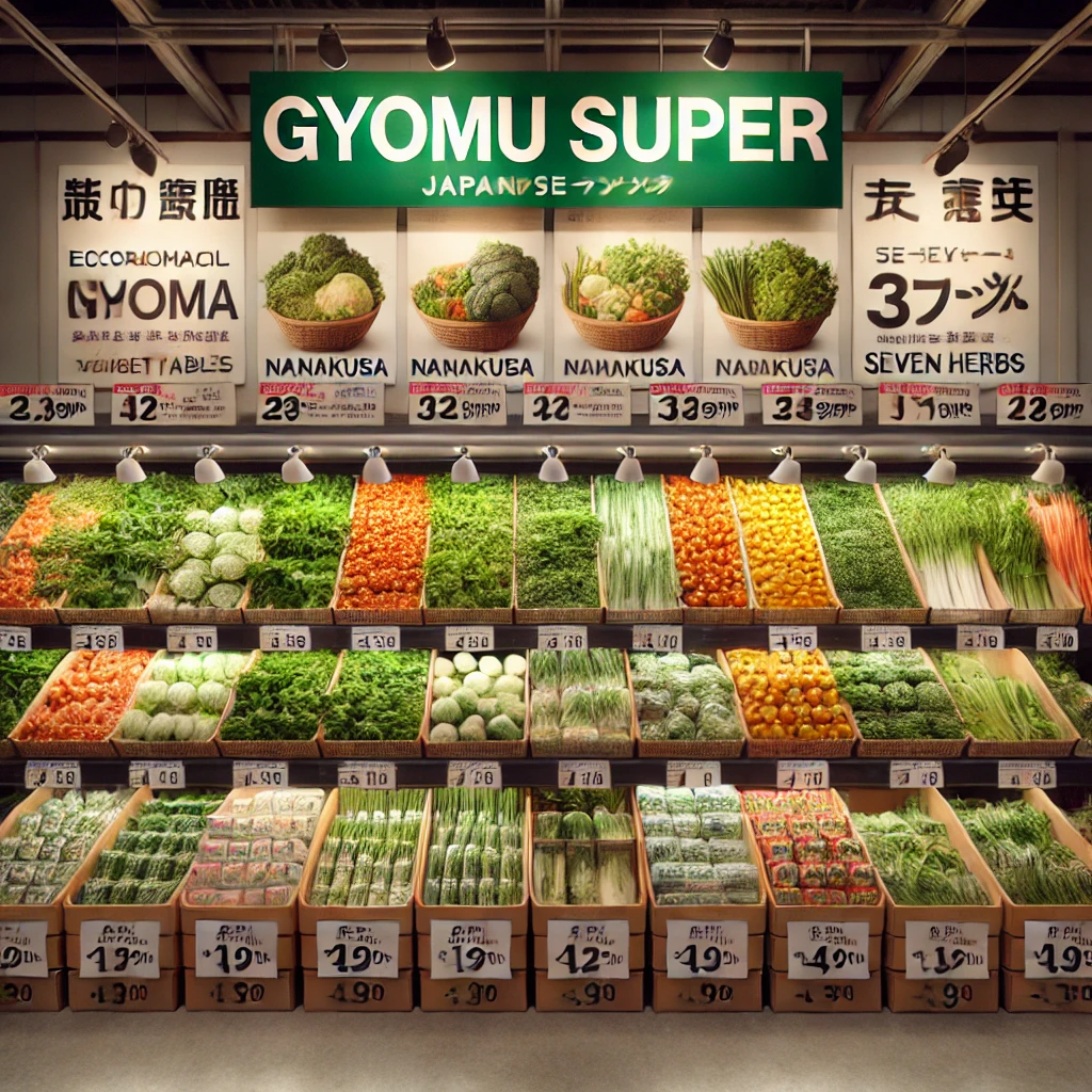 業務スーパーでの七草粥セット取り扱い