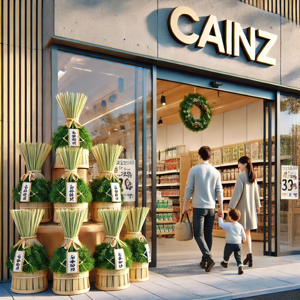 カインズ等のホームセンターで買う門松ミニ