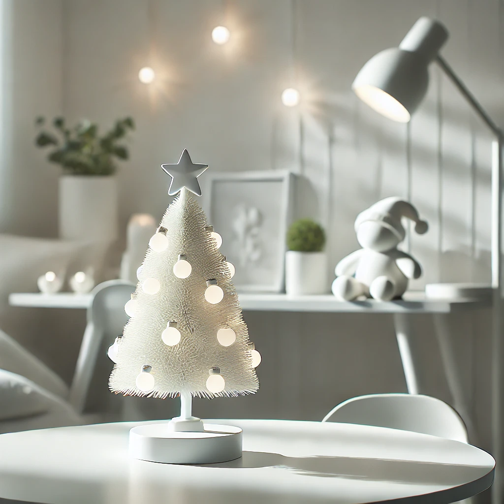 Qoo10にある白の小さいツリー