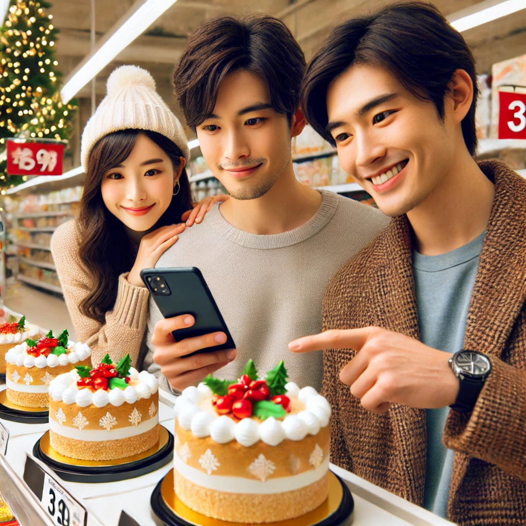 クリスマスケーキどこで買えるかコンビニやスーパーとネット