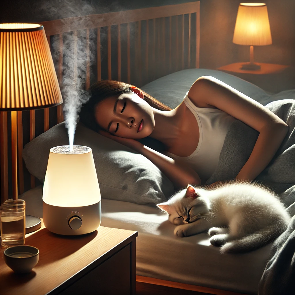 寝室の卓上加湿器は音が静かなものにする