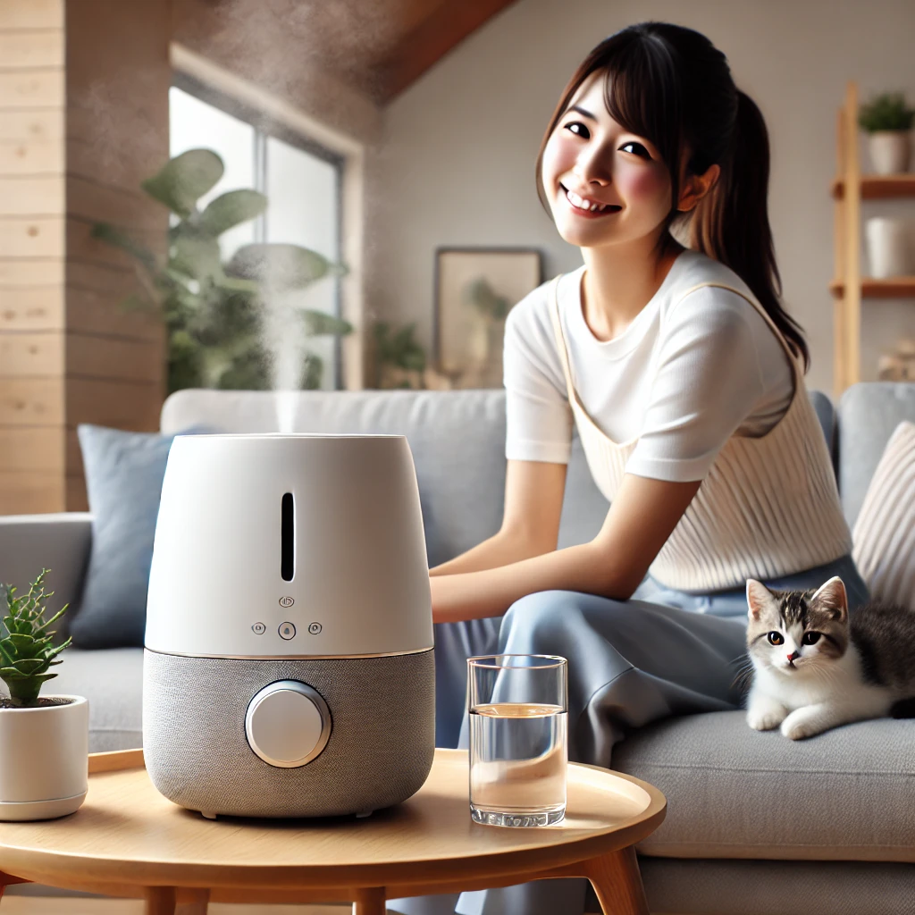 ダイソーの卓上加湿器は価格と見た目が魅力