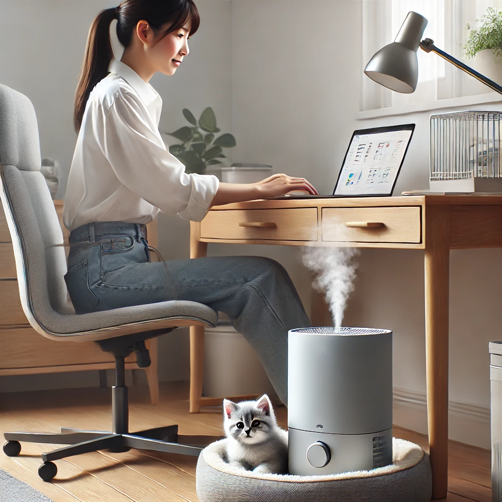 ニトリの卓上加湿器はオフィス利用に最適
